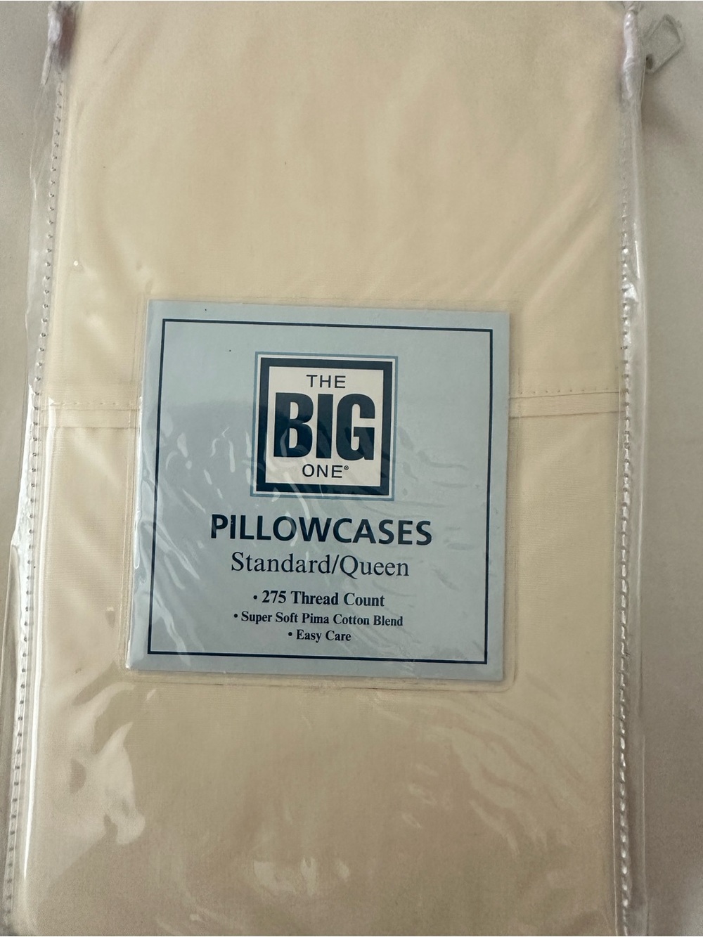 The Big One Ivory Pillowcases - Standard/Queen (2-Pack)